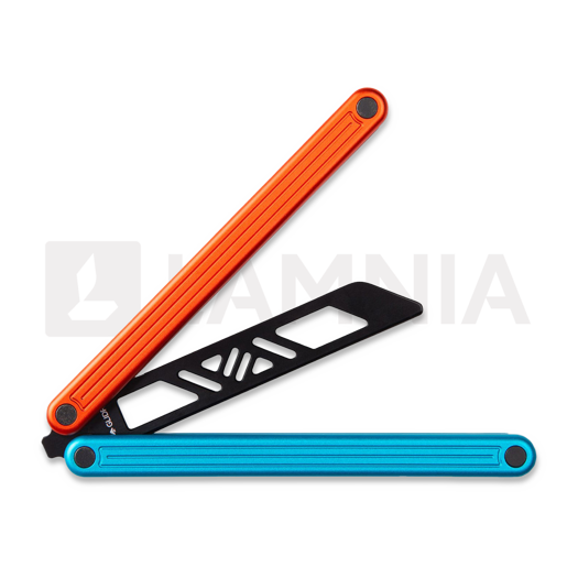 Glidr Arctic balisong trainer, fire & ice