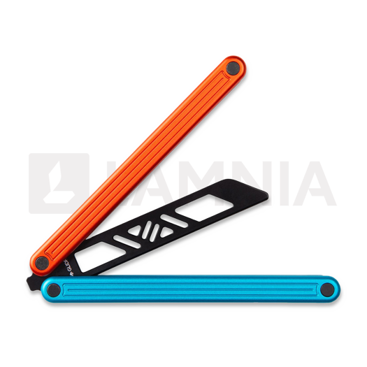 Glidr Arctic balisong trainer, fire & ice