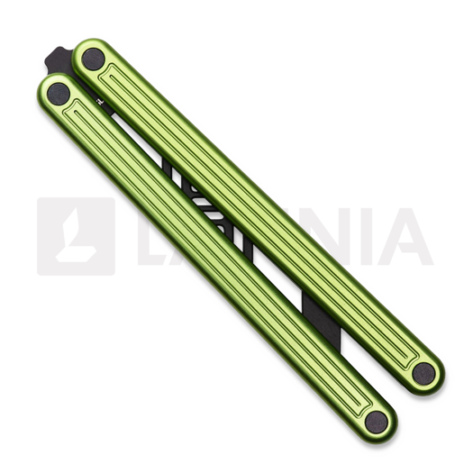 Glidr Arctic balisong trainer, lime green