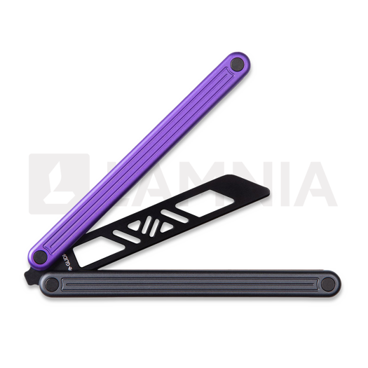 Glidr Arctic balisong trainer, purple rain