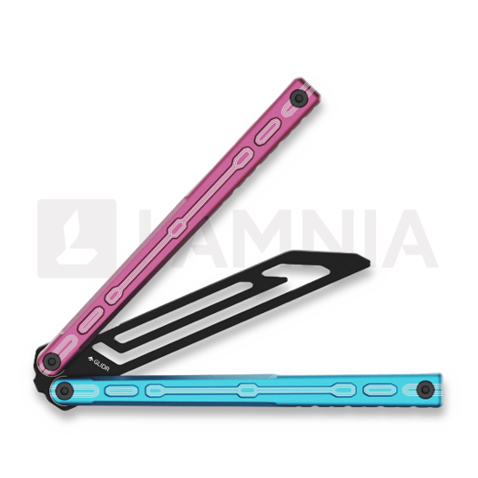 Balisong trainer Glidr Moab X Meridian Stonewashed, cotton candy