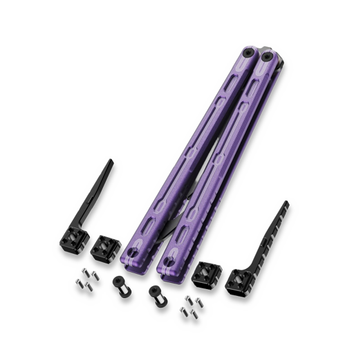 Balisong trainer Glidr Moab X Meridian Stonewashed, dragon purple