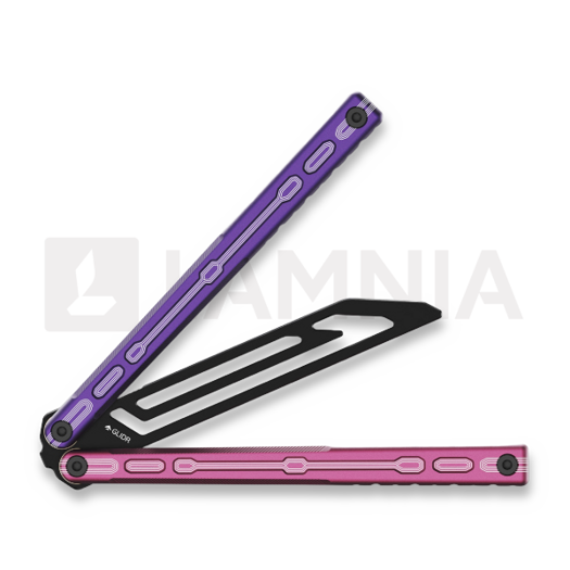 Cvičné nož motýlek Glidr Moab X Meridian Stonewashed, milky way