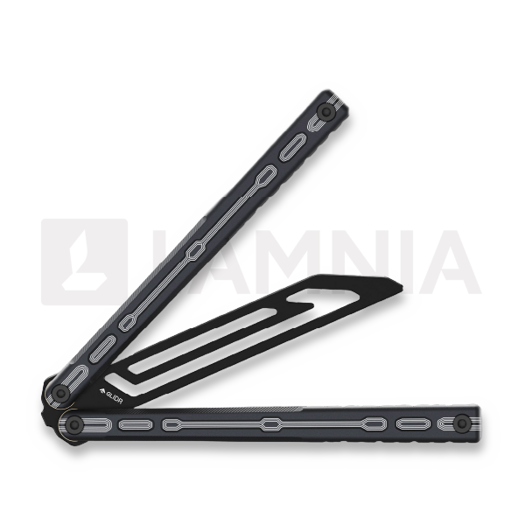 Coltello a farfalla per allenamento Glidr Moab X Meridian Stonewashed, rhino grey