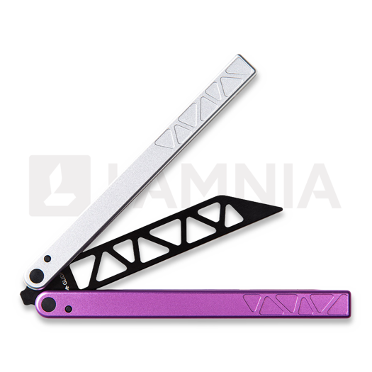 Coltello a farfalla per allenamento Glidr Original 2, silver musk