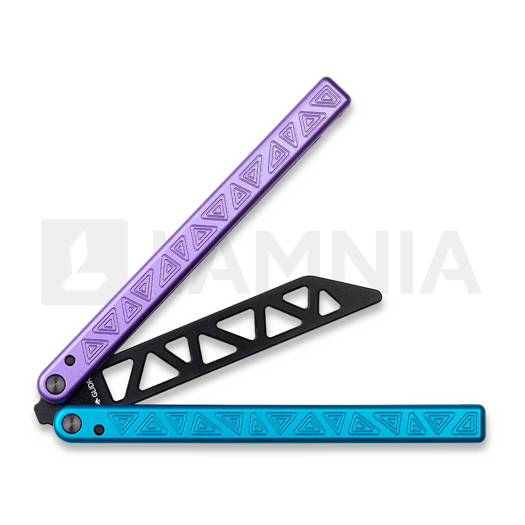Glidr Original 4 Blurple balisong trainer