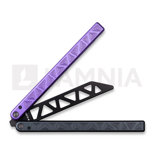 Glidr Original 4 Purple Rain balisong trainer