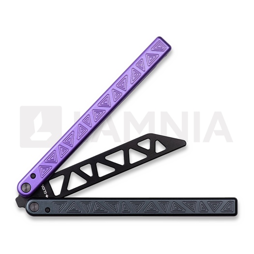 Glidr Original 4 Purple Rain balisong trainer