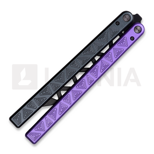 Glidr Original 4 Purple Rain balisong trainer