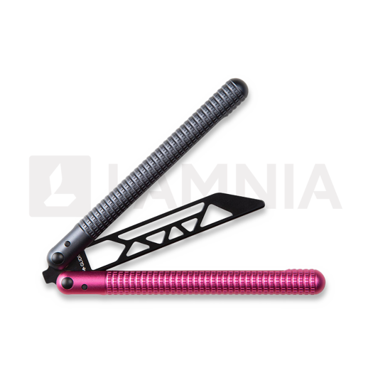 Glidr Sahara balisong träningsknivar, dark rose