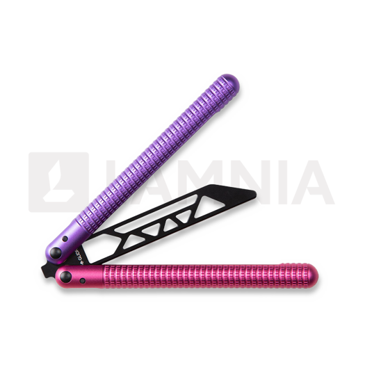 Glidr Sahara balisong trainer, milky way