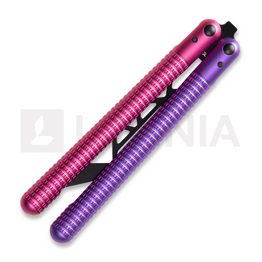 Glidr Sahara balisong trainer, milky way
