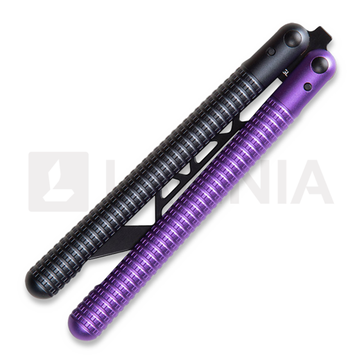 Glidr Sahara balisong trainer, purple rain