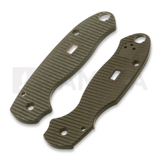 Glow Rhino Custom Spyderco Para Scales