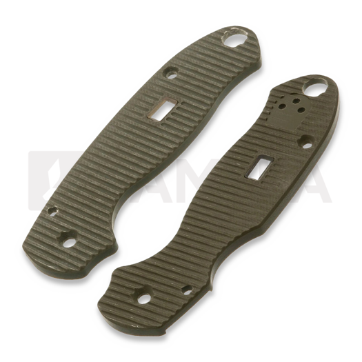 Glow Rhino Custom Spyderco Para Scales