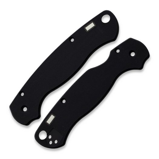 Glow Rhino Spyderco Para2 Scales Black