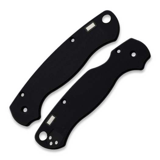 Glow Rhino Spyderco Para2 Scales Black