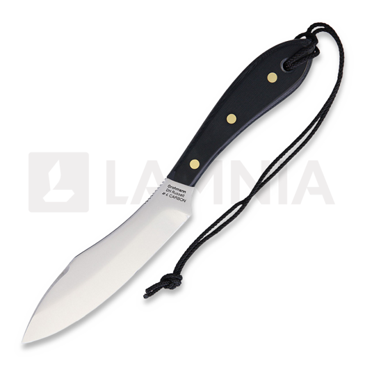 Grohmann Survival Knife overlevelseskniv, black micarta