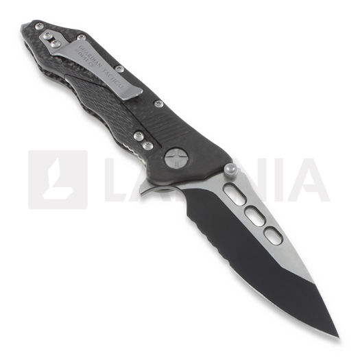 Couteau pliant Guardian Tactical Helix, two-tone blade, lame &agrave; dents