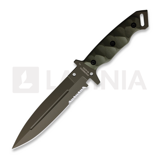 Halfbreed Blades Medium Infantry Knife, olive drab