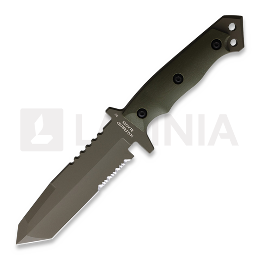 Halfbreed Blades Medium Infantry Knife, olivgrön