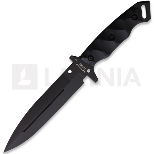 Halfbreed Blades Medium Infantry Knife veitsi, Spear Point, blk
