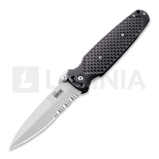 Hardcore Hardware Australia Covert 01 - Beadblasted - G10 접이식 나이프, 검정