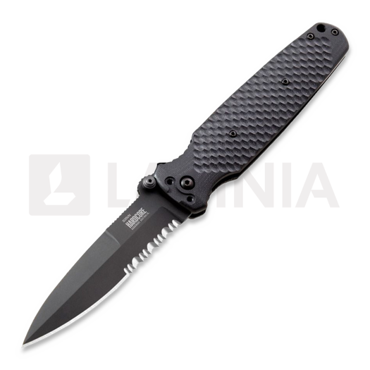 Hardcore Hardware Australia Covert 01 - PVD - G10 sulankstomas peilis, juoda