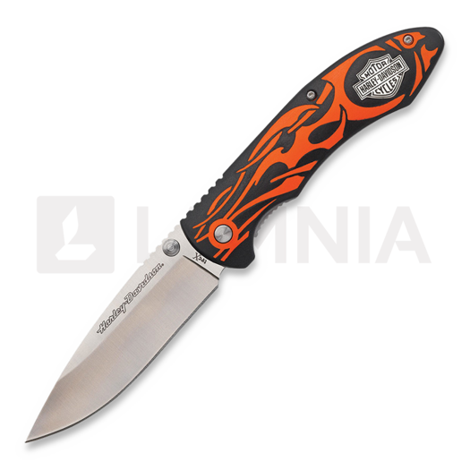 Harley TecX Linerlock Orange összecsukható kés