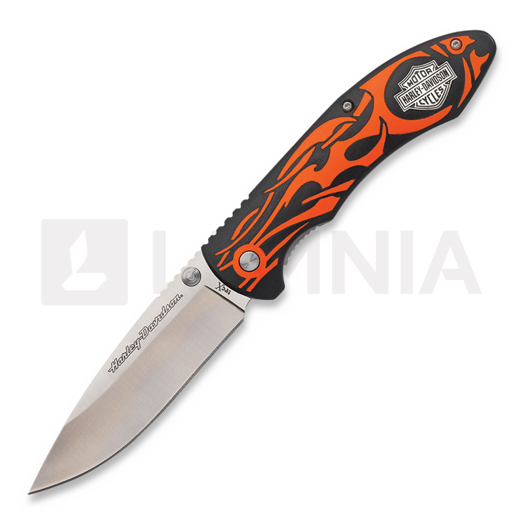 Harley TecX Linerlock Orange foldekniv