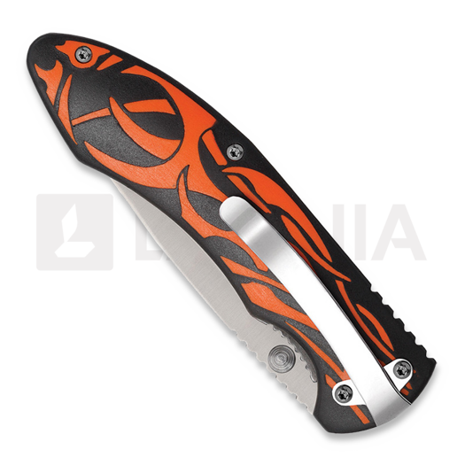 Harley TecX Linerlock Orange sulankstomas peilis