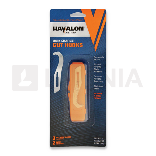 Lâmina de faca Havalon Gut Hook 3-Pack