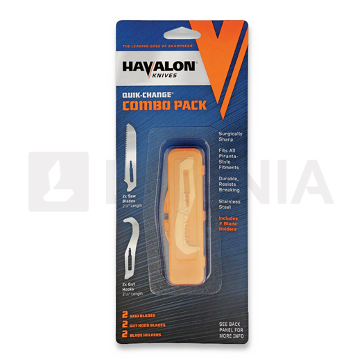 Havalon Gut Hook Saw Blade Combo puukon terä
