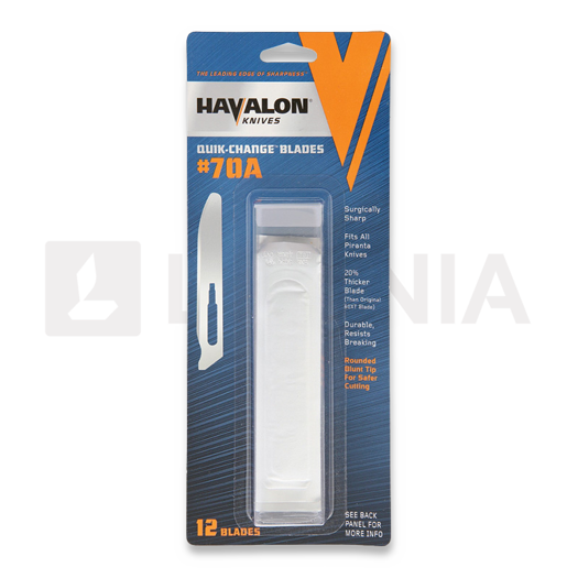Havalon Piranta blades #70A להב סכין, One Dozen
