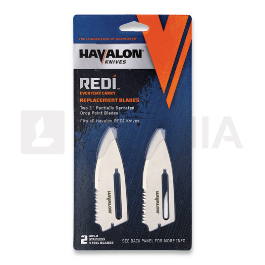 Havalon Redi 2 Pack Serrated Blades