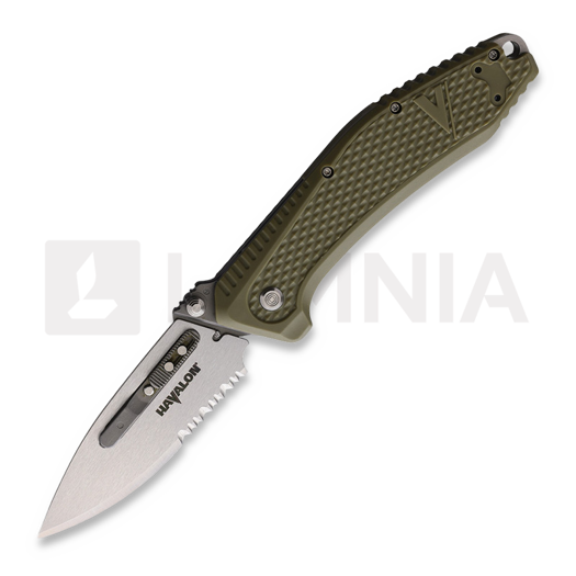 Havalon Redi EDC foldekniv, grønn