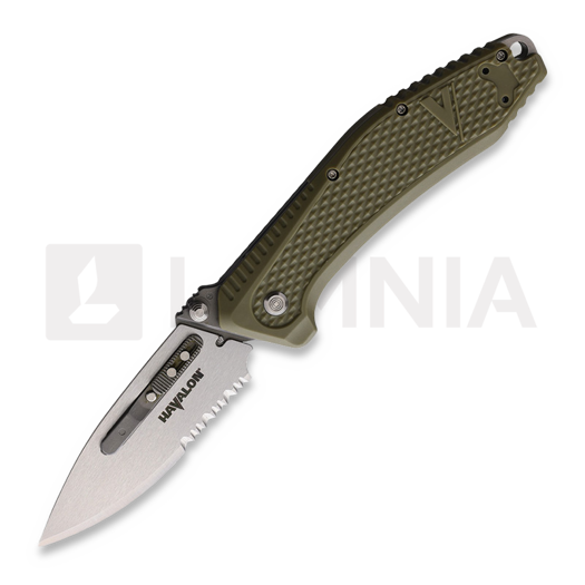 Havalon Redi EDC kääntöveitsi, vihreä