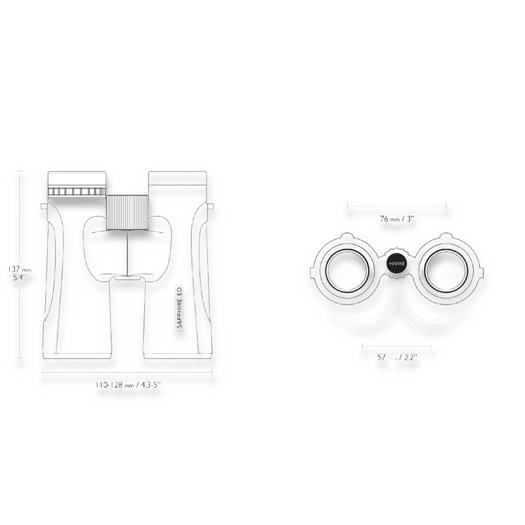 Hawke Sapphire 8x42 t&aacute;vcső, fekete