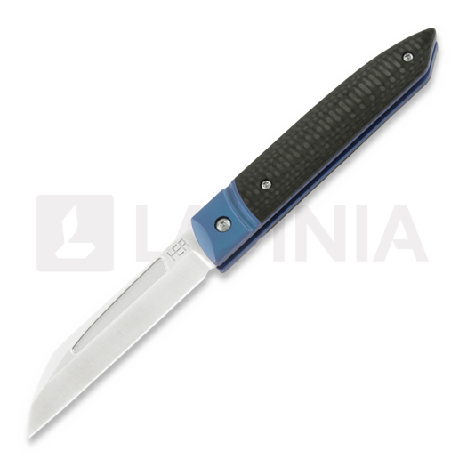 Coltello pieghevole HEAdesigns Falcon CF, blu