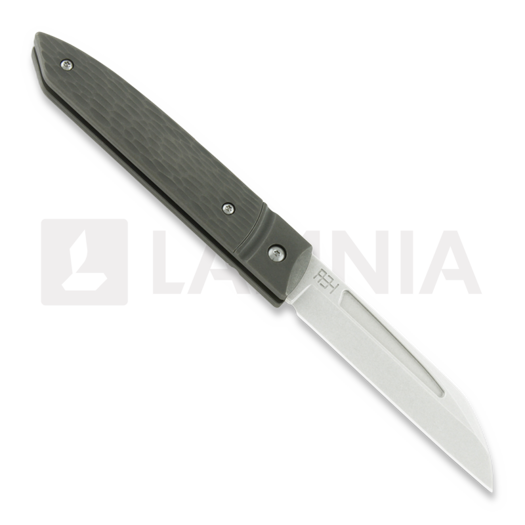 HEAdesigns Falcon Jiggeg TI sulankstomas peilis, pilka