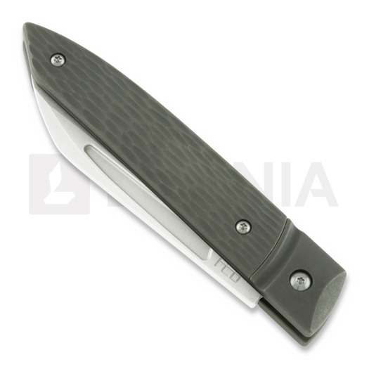 HEAdesigns Falcon Jiggeg TI sulankstomas peilis, pilka