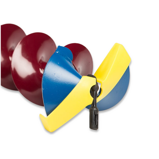 Ледобур Heinola Original 4,5",burgundy, foldable 115mm