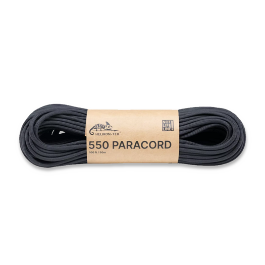 Helikon-Tex 550 Paracord (100ft) - Black CD-WL1-NL-01