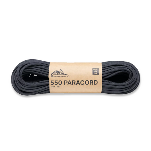 Helikon-Tex 550 Paracord (100ft) - Black CD-WL1-NL-01