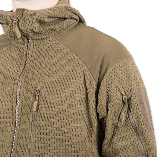 Jacket Helikon-Tex Alpha Hoodie, coyote BL-ALH-FG-11