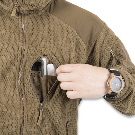 Helikon-Tex Alpha Hoodie jacket, coyote BL-ALH-FG-11
