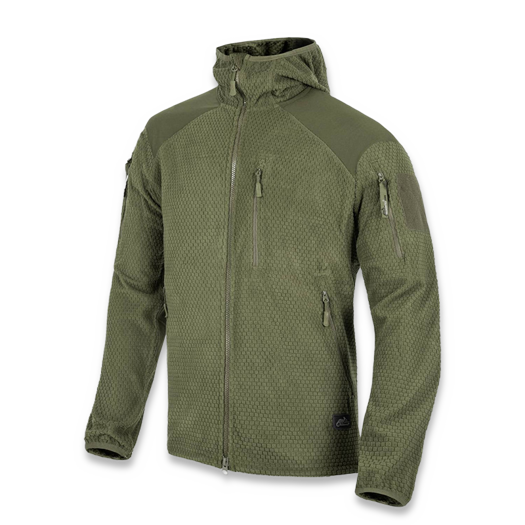 Jacket Helikon-Tex Alpha Hoodie, zaļš BL-ALH-FG-02
