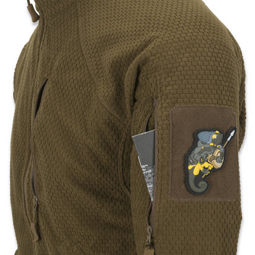 Helikon-Tex Alpha Tactical Jacket - Grid Fleece - Coyote BL-ALT-FG-11