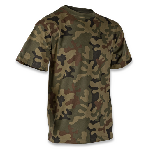 T-särk Helikon-Tex Basic Cotton, pl woodland TS-TSH-CO-04