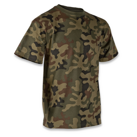 Helikon-Tex Basic Cotton 티셔츠, pl woodland TS-TSH-CO-04
